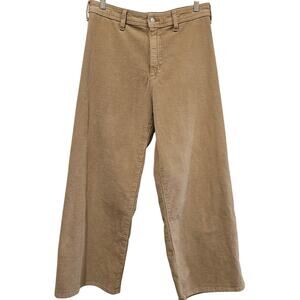 Universal Thread Y2K Sailor Wide Leg Corduroy Pants Size 10 Tan